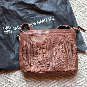 Amsterdam Heritage Woven Leather Crossbody